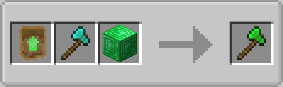 Emerald Axe Crafting