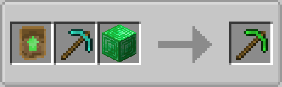 Emerald Pickaxe Crafting