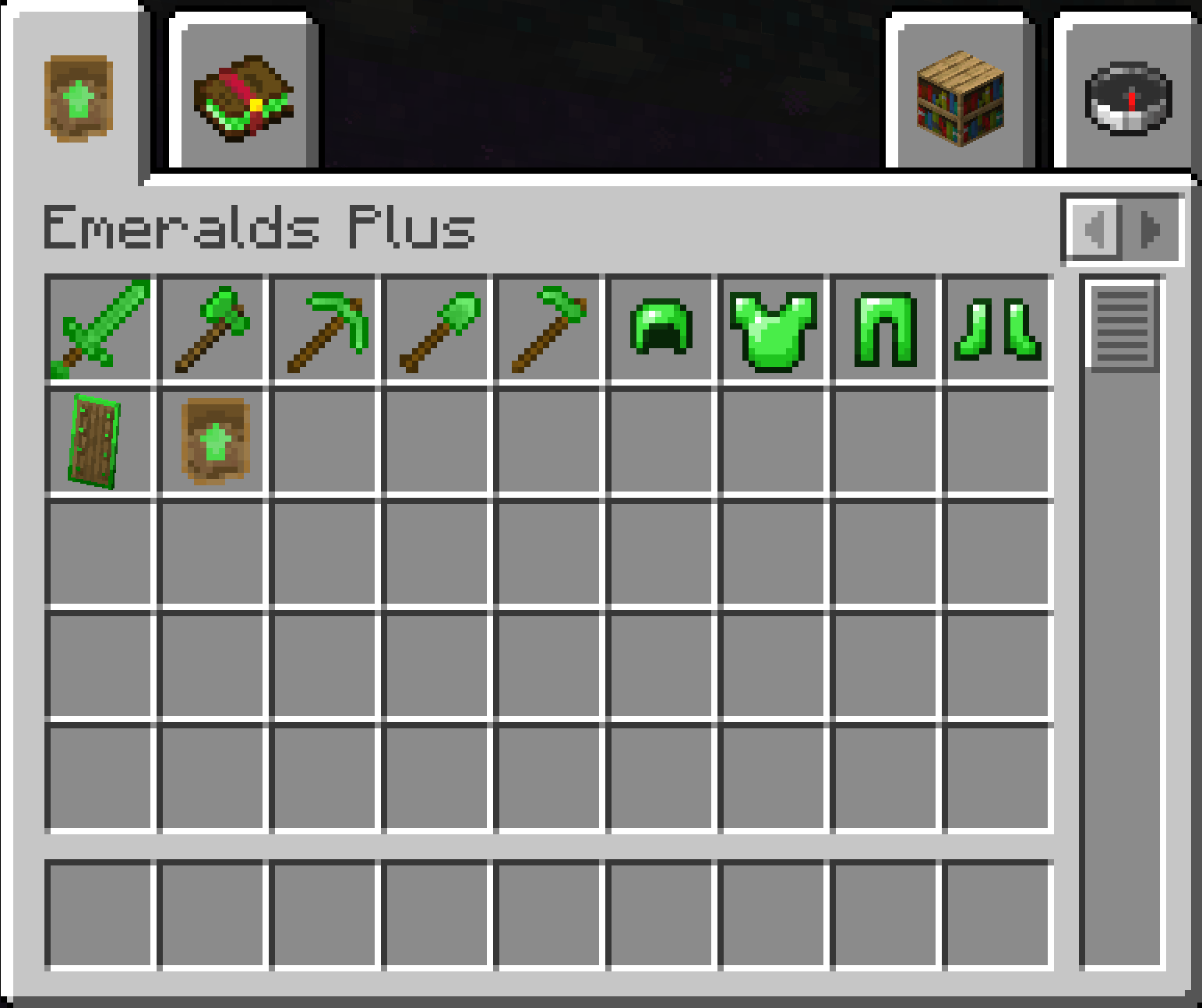 The Emeralds Plus Mod Tab